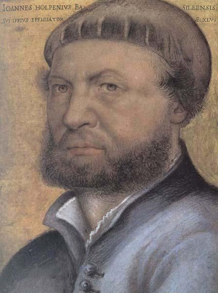 Hans holbein the younger Self-Portrait Sweden oil painting art